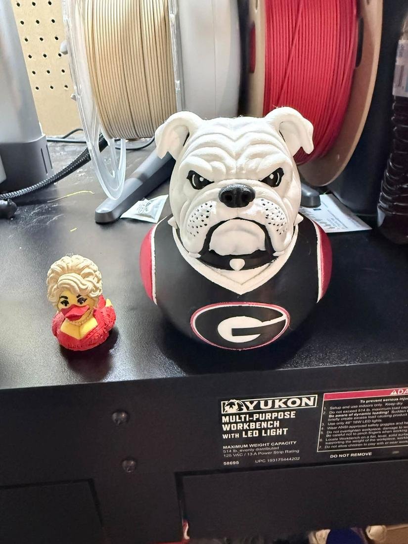 Georgia Bulldog 3D print