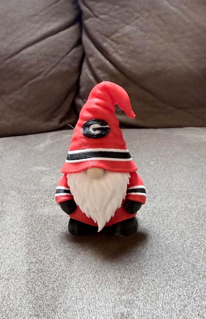 Georgia Bulldogs gnome 3D print